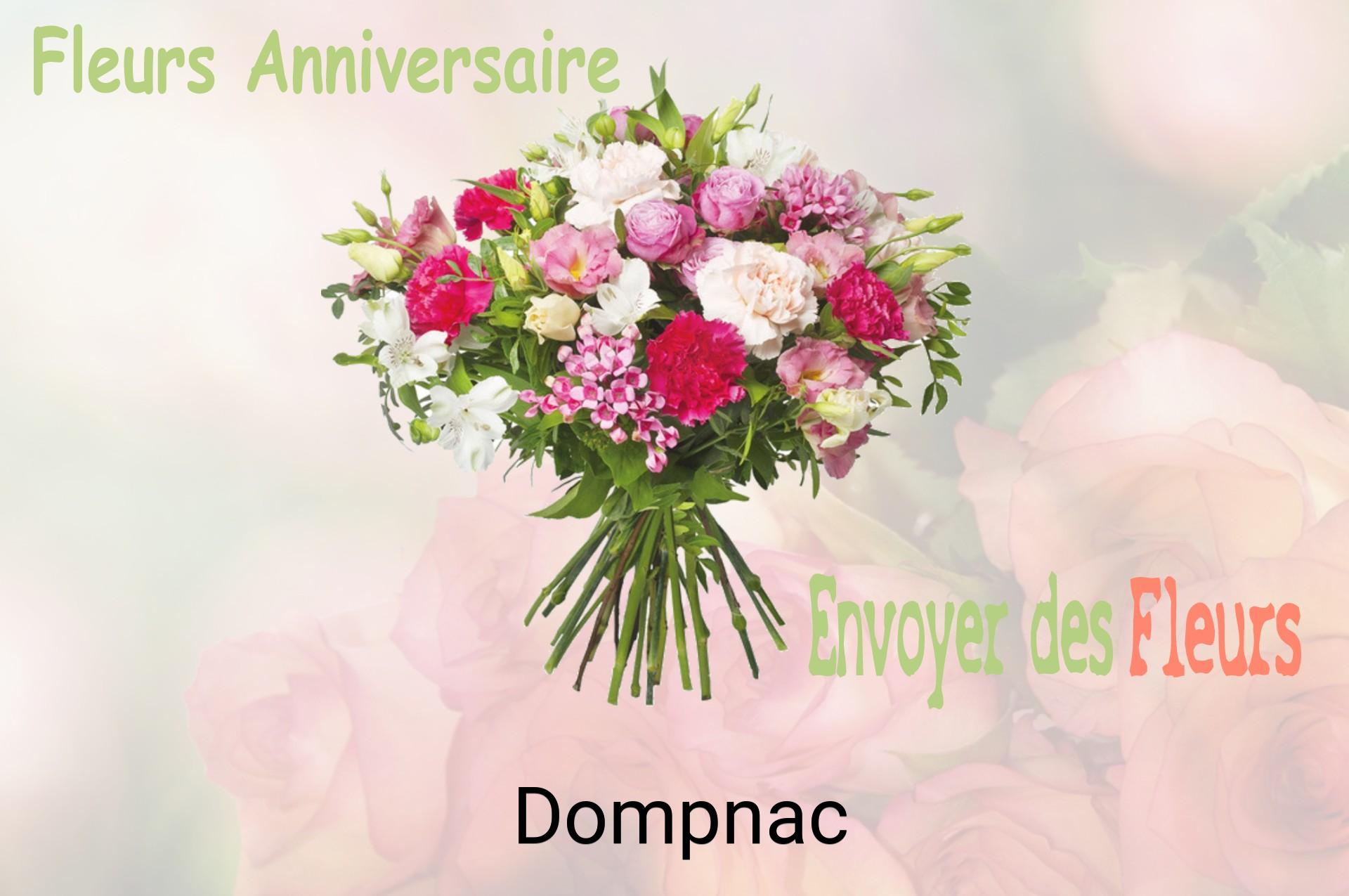Bouquet de fleurs d’anniversaire livré à Dompnac
